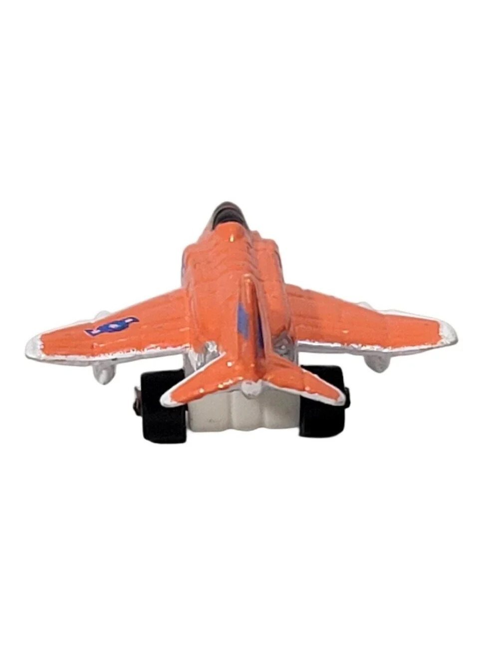 1987 Micro Machines Galoob Orange AF 17 USAF F-4 Phantom II Fighter Jet LOOSE